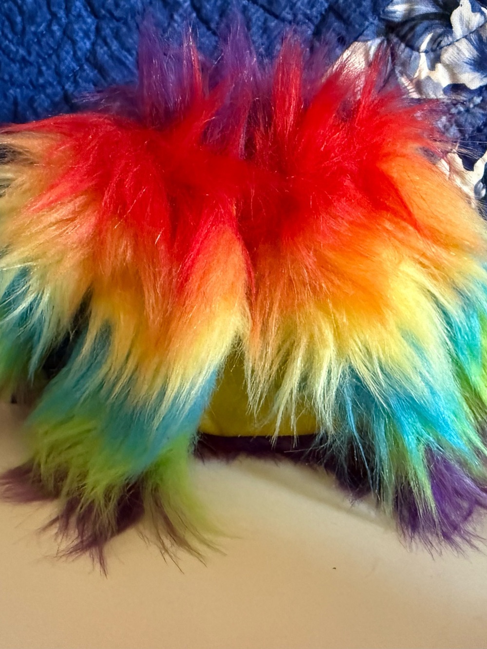 Barbie 2020 extra doll #1 Rainbow Faux Fur - Multicolor